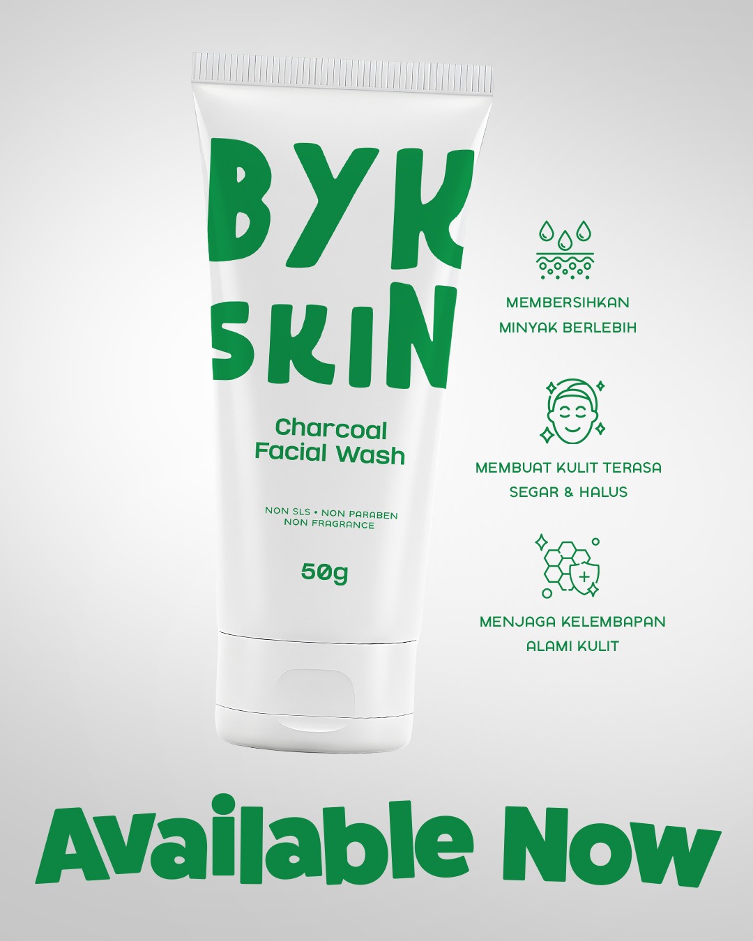 Available Now Charcoal Facial Wash